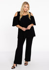 Tunic flare cut out DOLCE - black
