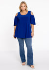 Tunic flare cut out DOLCE - indigo