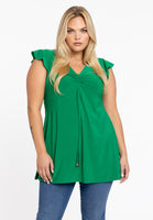 Tunic cap sleeve DOLCE - green - #1