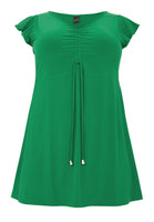 Tunic cap sleeve DOLCE - green - #4