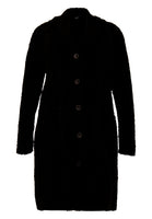 Cardigan teddy fringing - black  - #4