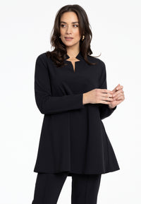 Tunic wide bottom SENSI - black - #1