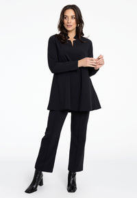 Tunic wide bottom SENSI - black - #2