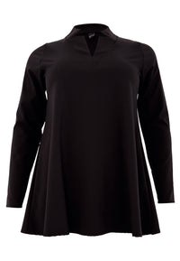 Tunic wide bottom SENSI - black - #4