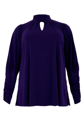 Tunic flare pleated DOLCE - purple  - #4