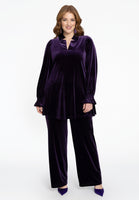 Trousers long VELOURS - purple - #1