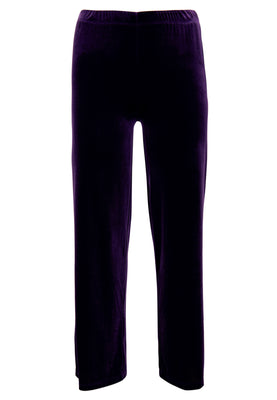 Trousers long VELOURS - purple  - #3