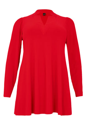 Tunic V neck DOLCE - red  - #4