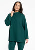 Pullover wide TYRA - dark green