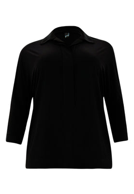 Blouse kimono 7/8 sleeve DOLCE - black  - #4