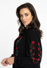 Dress long embroidered DOLCE - black  - #5