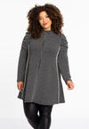 Tunic jaquard knit - Black