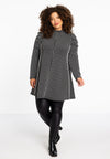 Tunic jaquard knit - Black