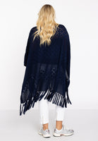 Poncho KNIT - blue - #2