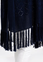 Poncho KNIT - blue - #4