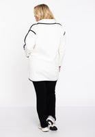 Jacket Interlock contrast - ecru - #3