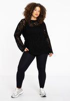 Top crochet LOUNGE - black  - #2