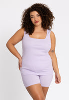 Tank rib LOUNGE - light purple - #1