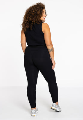 Legging rib LOUNGE - black  - #2