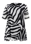 Tunic wide bottom SAVANNA - black