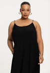 Dress swing long DOLCE - black