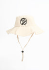 Bucket Hat Logo - ecru