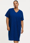 Dress short sleeve MARE - indigo