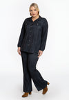 Trousers bootleg denim dolce - Black