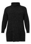 Turtleneck pullover - black 