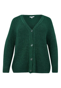 Knitted cardigan - green - #3