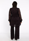 Blouse LACE - brown