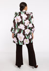 Satin blouse FIORITO - brown - #3