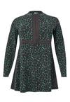 Tunic with zipper MOORLAND - green - #3
