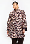 Tunic wide bottom GOCCIA - purple 