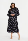 Dress LOOPS - black 