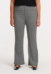 Trousers bootcut CHECK - black - #1