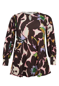 Tunic flare ELODEA - dark red - #5