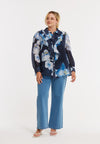 Blouse short orchid - Blue