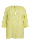 Tunic strings VICHY - yellow - #5