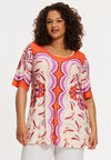 Tunic flare FLAMINGO - orange