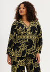 Tunic wrap PARADISE - yellow