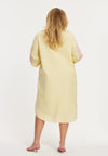 Shirt-dress FLOWER STRIPE - yellow - #3