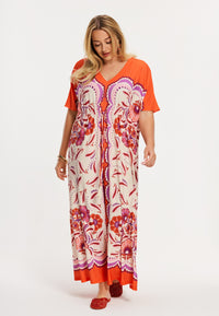 Maxi dress FLAMINGO - orange - #4
