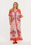 Maxi dress FLAMINGO - orange