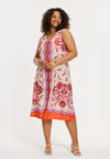 Dress sleeveless FLAMINGO - orange