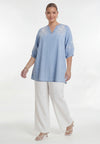 Tunic sweet flora - light blue