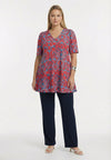 Tunic wide bottom SHELLSCAPE - light red - #2