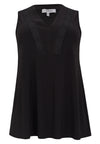 Singlet flare lace insert UNI DOLCE - black - #3