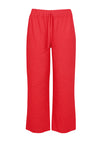 Trousers loose LINEN - light red - #4