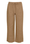 Trousers loose LINEN - light brown - #3